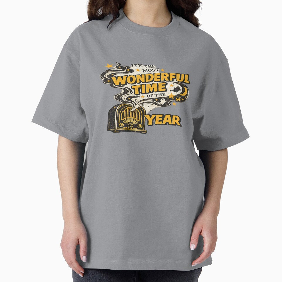 Vintage Halloween Lovers | Midnight Radio by POD DYNASTY | Original Print On Demand T-Shirt Graphics