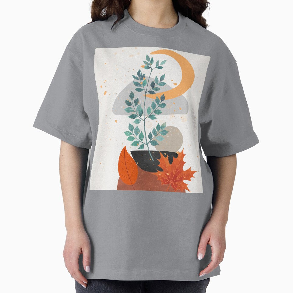 Boho Aesthetic Autumn Leaves by MarcelooArt