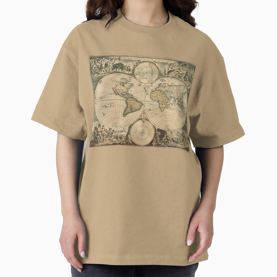 An Old Map of the World // 1670 Edition No.2 by Gothicrelics