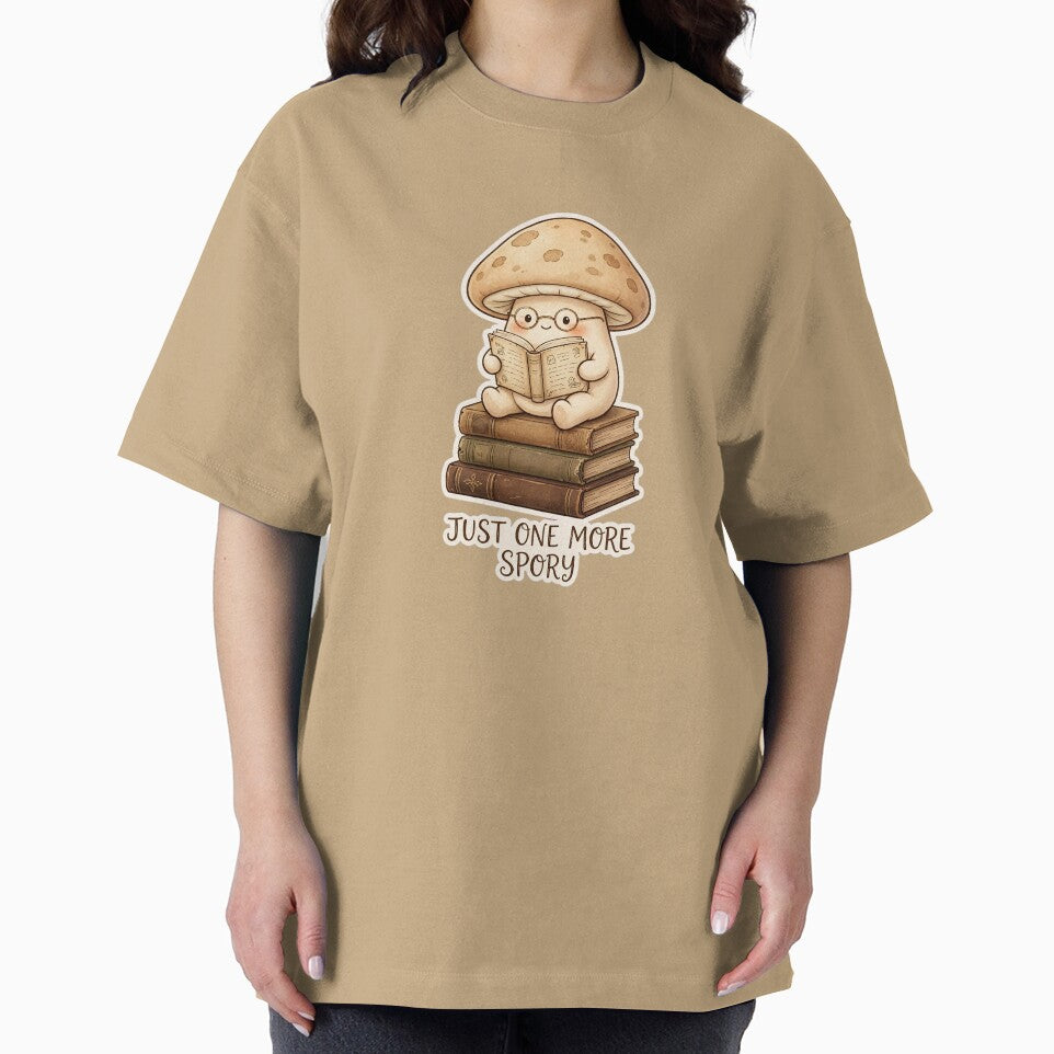 Just One More Spory Funny Book Lover Mushroom Design by ItsTheBeaz