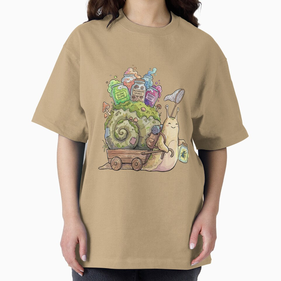 Goblincore Aesthetic: Snail Goo Forager by bapupa
