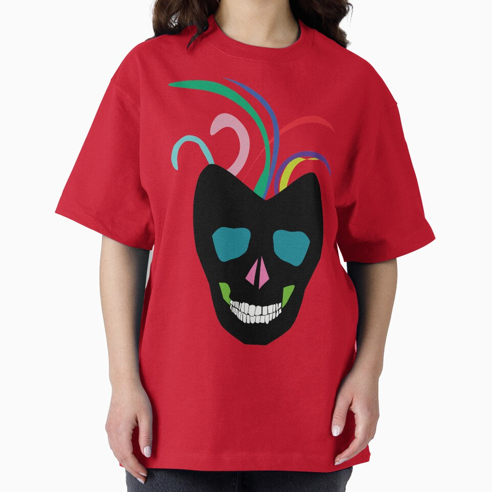 Funky Bright Sugar Skull by Melissa Park