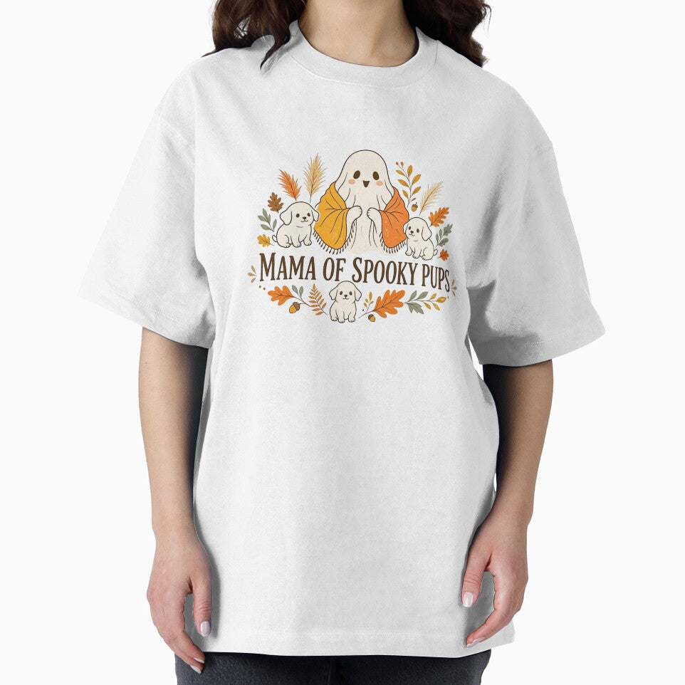 MAMA OF SPOOKY PUPS GHOST DOG SHIRT by EasyTake
