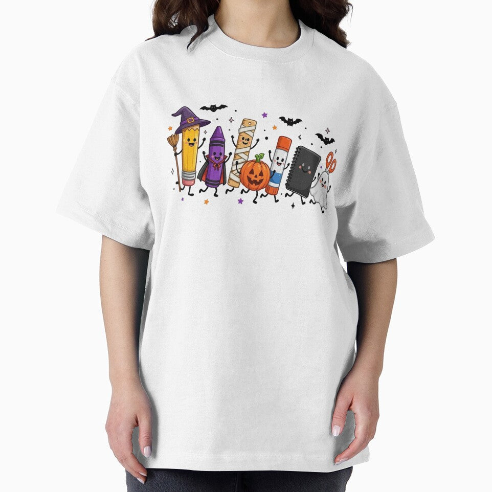 Cute Halloween Teacher School Supplies Spooky Squad by haitrieuic96