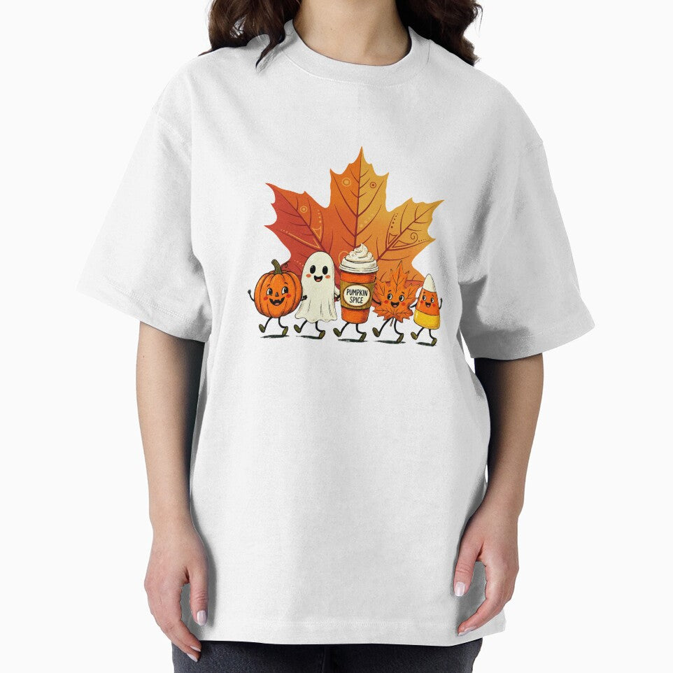 Cute Fall Harvest Friends Pumpkin Spice Squad by TeeUp2