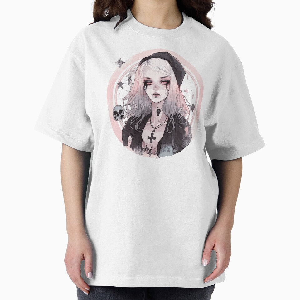 Pretty Pink Pastel Goth Emo Girl by JstPeachy