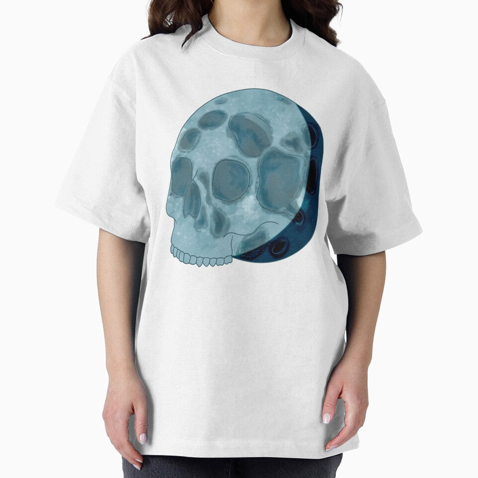 Pastel Goth Lunar skull by Juditangelo