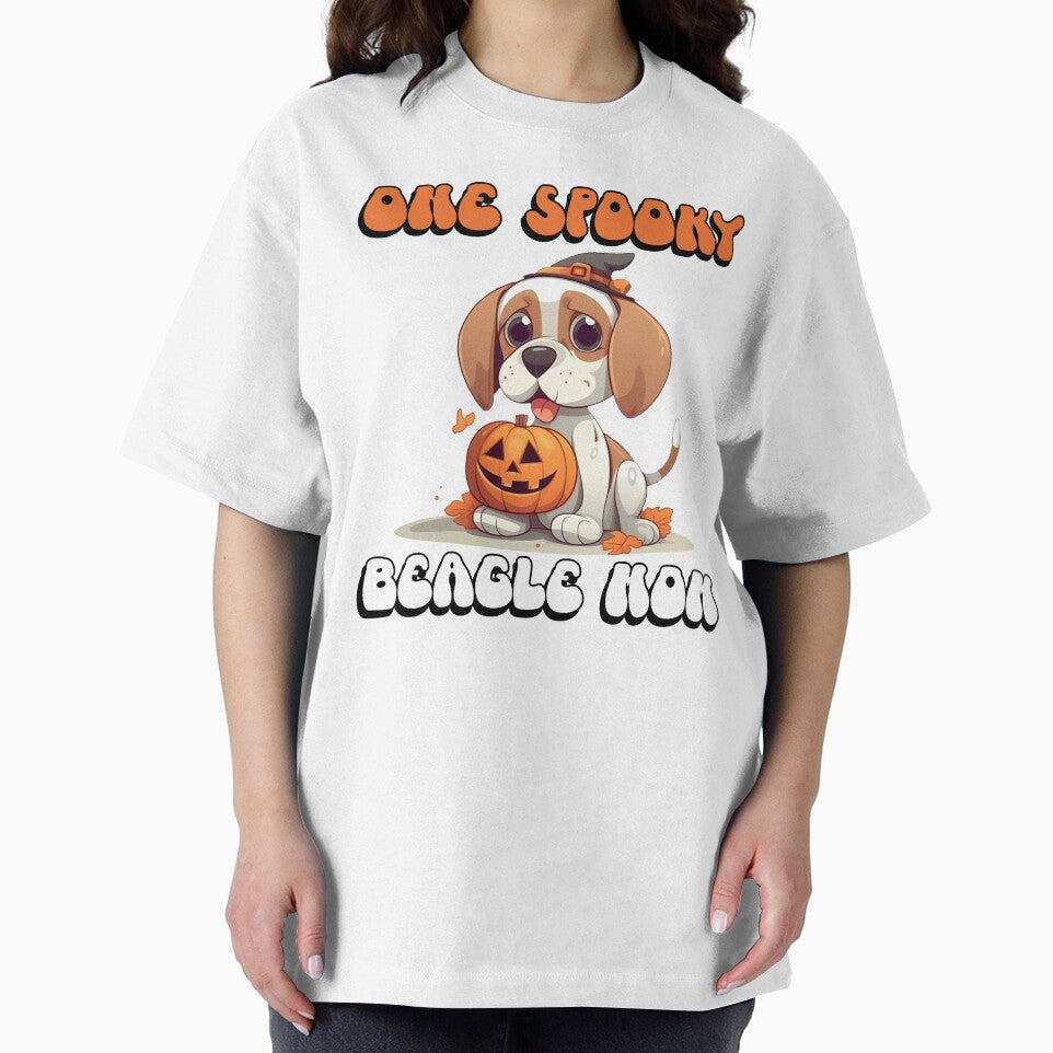 One Spooky Beagle Mom Cute Funny Halloween Dog by NoonMoonApparel