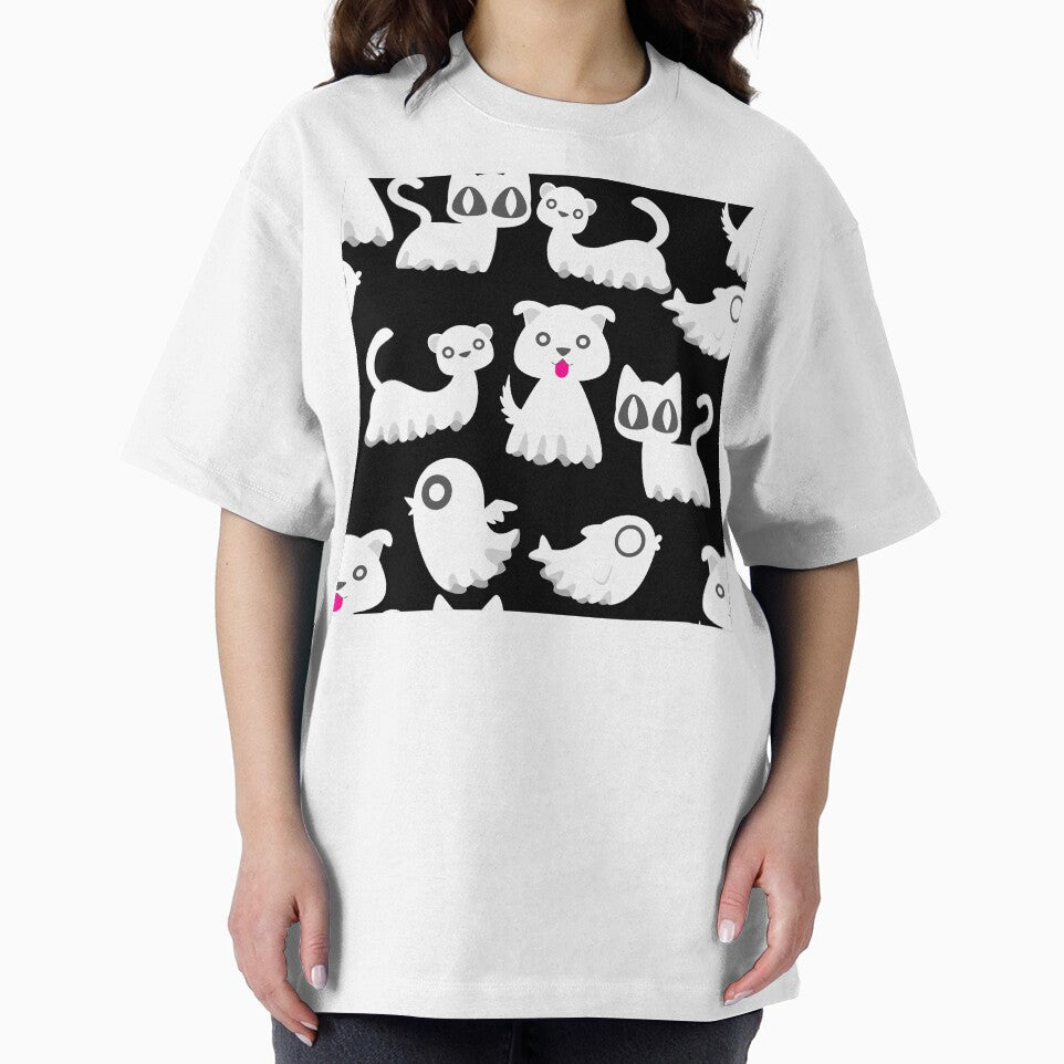 halloween ghost ferret dog black by Gossip Rag