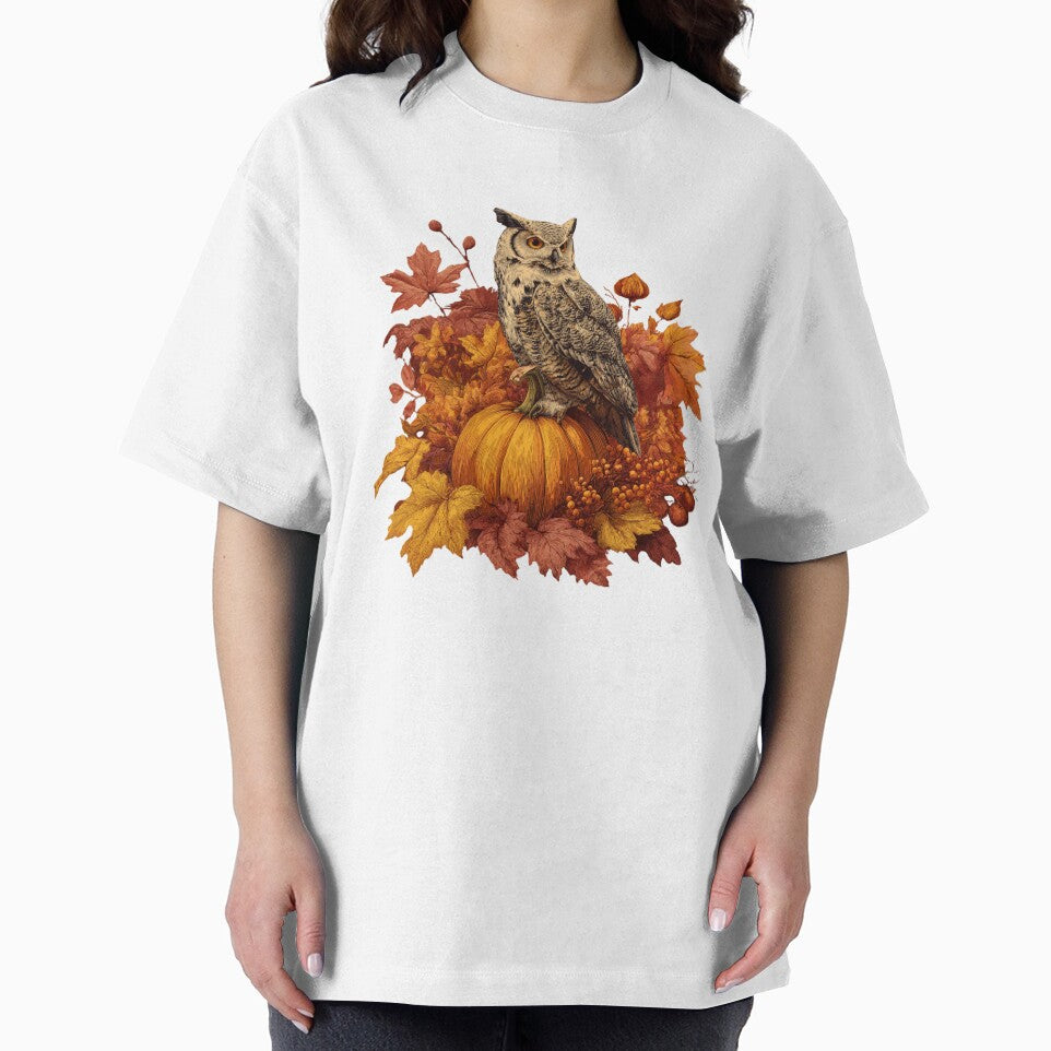 Owl and Pumpkin by NicolasGlowArt