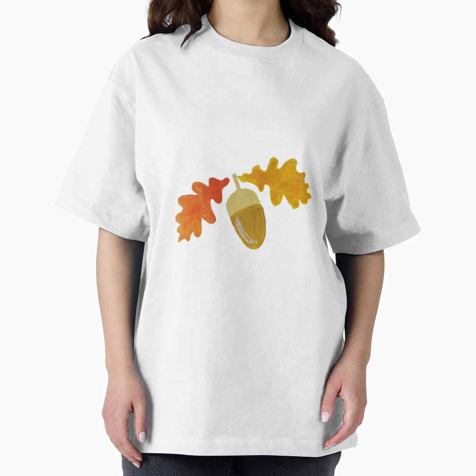 Autumn Acorn and Oak leaves by RustyandBoots