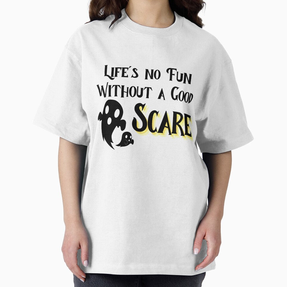 No Fun Without a Good Scare | Black Font by ShopLizCreates