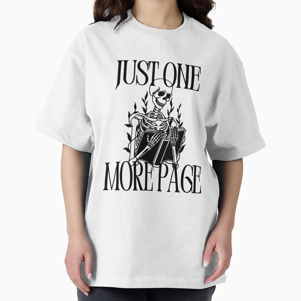 Just One More Page | Spooky Bookish Design by sicksadlit