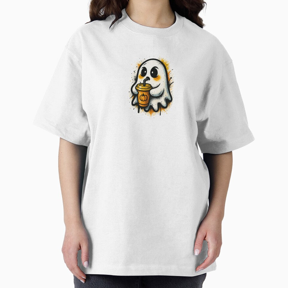 Graffiti Ghost with Pumpkin Spice Latte – Urban Fall by BoldApparel