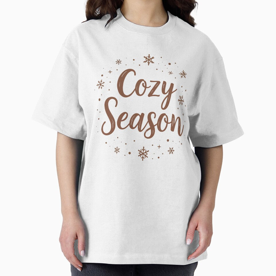 Cozy Season Aesthetic T-Shirt  Warm Winter Vibes  Comfort & Relaxing Mood Shirt by Design-Pro-21