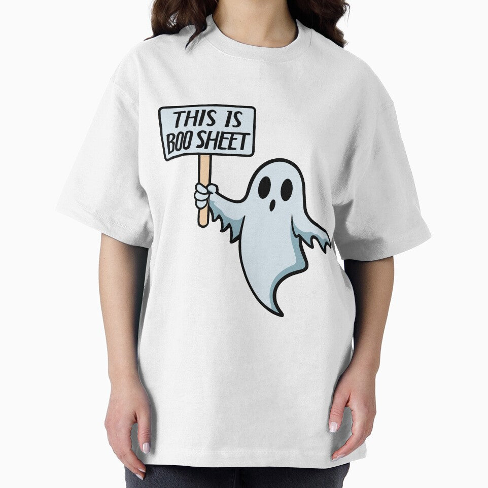 This is Boo Sheet Ghost with Sign by MonkaDesigns