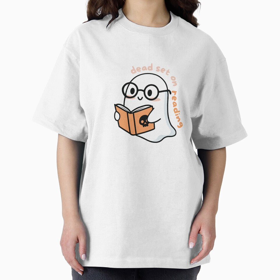 Dead Set on Reading Ghost with Book by sculptedstoriesco