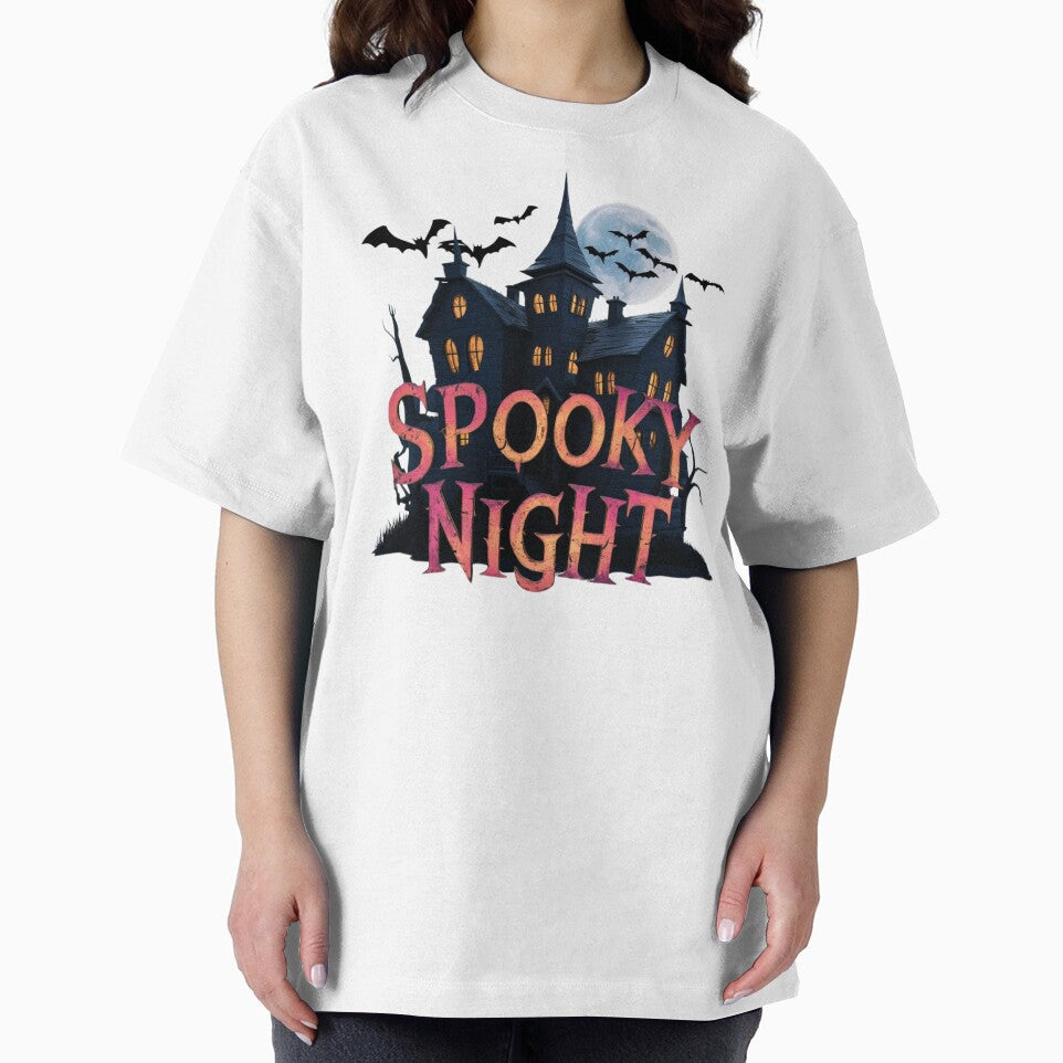 Spooky Night: Haunted House and Bats by deluxedigital1