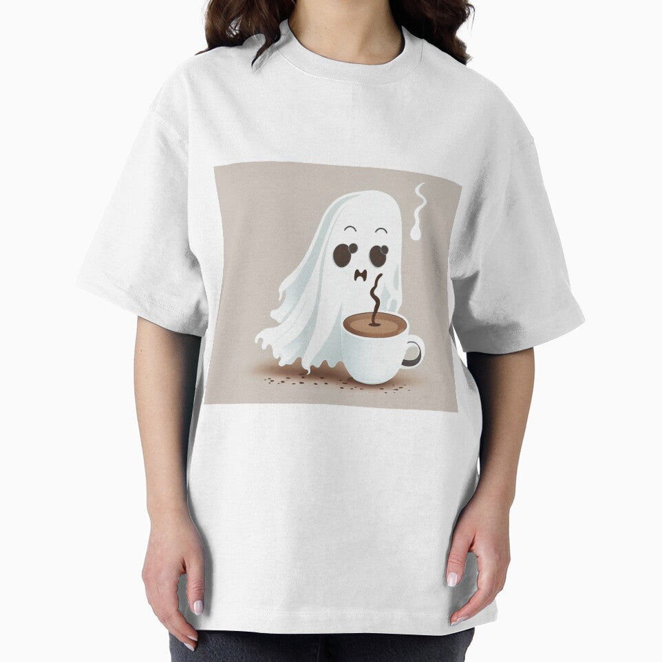 Ghost drinking coffee by Shopart1283