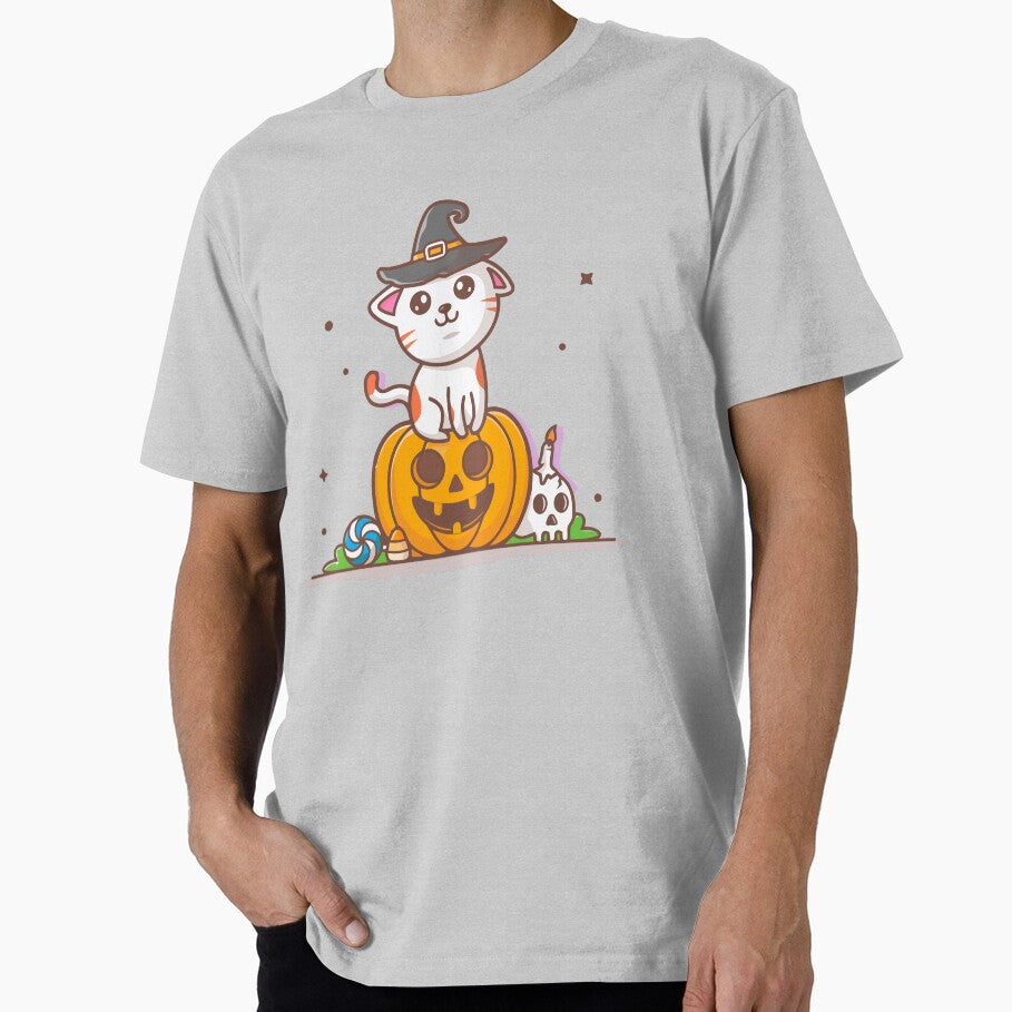 Cute pumpkin Halloween t-shirt by Samadi style