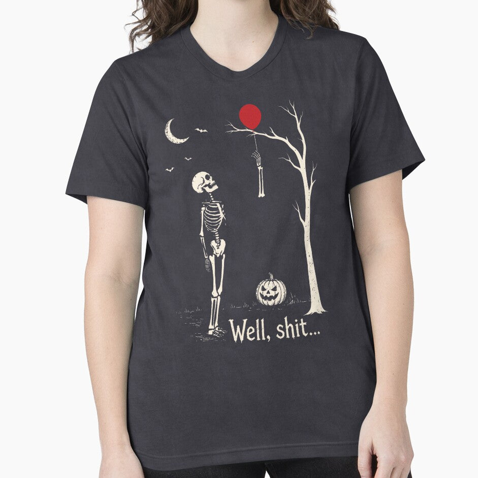 Skeleton Lost Balloon Funny Halloween Costume by HayleePacoch
