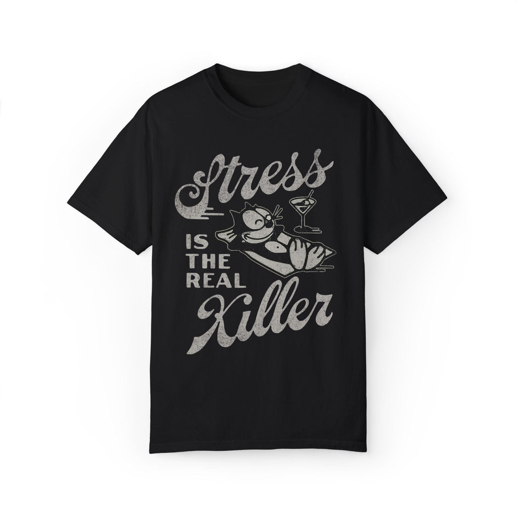 Stress Is The Real Killer Vintage Graphic Tee.