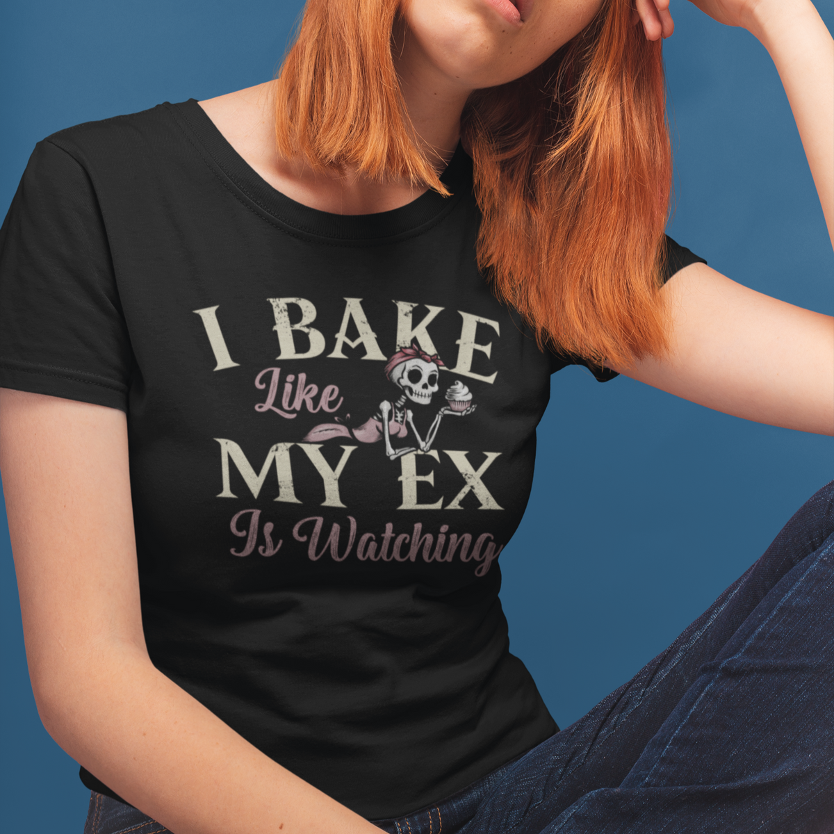 I Bake Like My Ex is Watching Unisex Tee