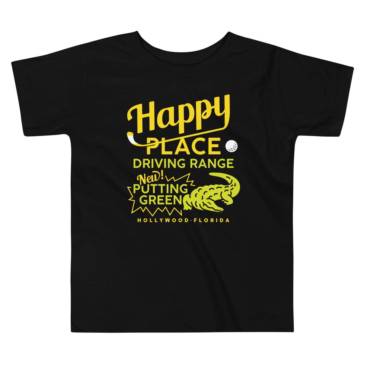 Happy Place Driving Range Kid's Toddler Tee