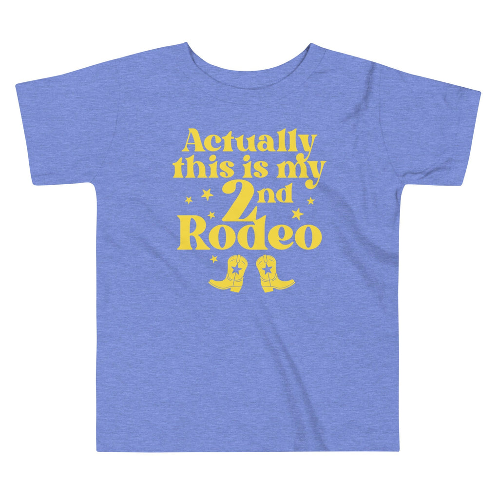 Actually This Is My 2nd Rodeo Kid's Toddler Tee