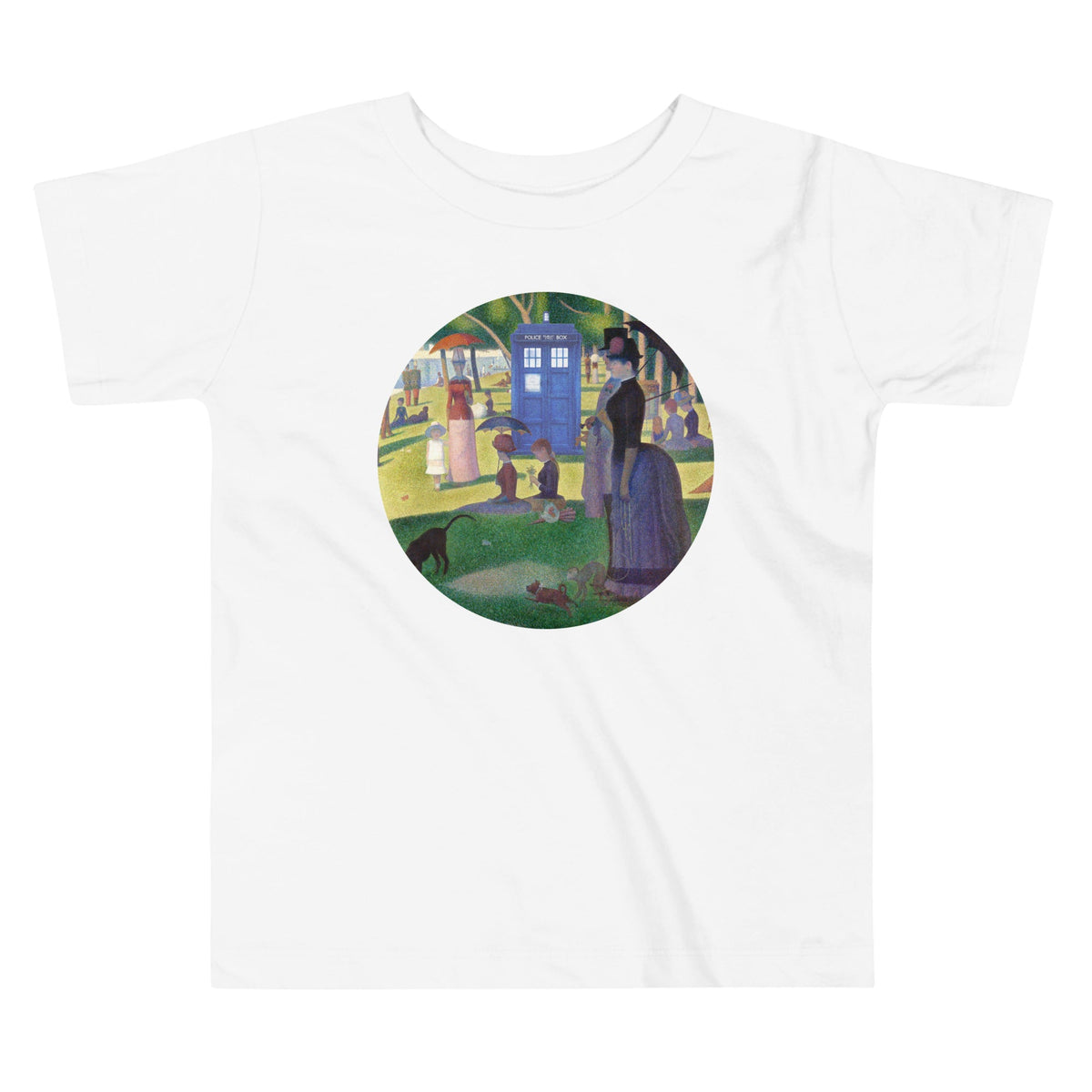 Tardis On La Grande Kid's Toddler Tee