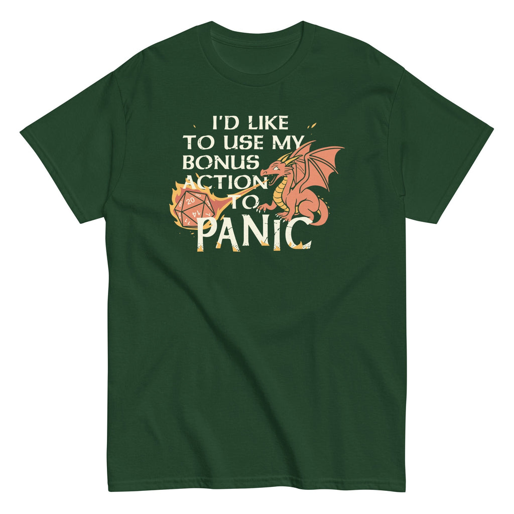 I'd Like To Use My Bonus Action To Panic Men's Classic Tee