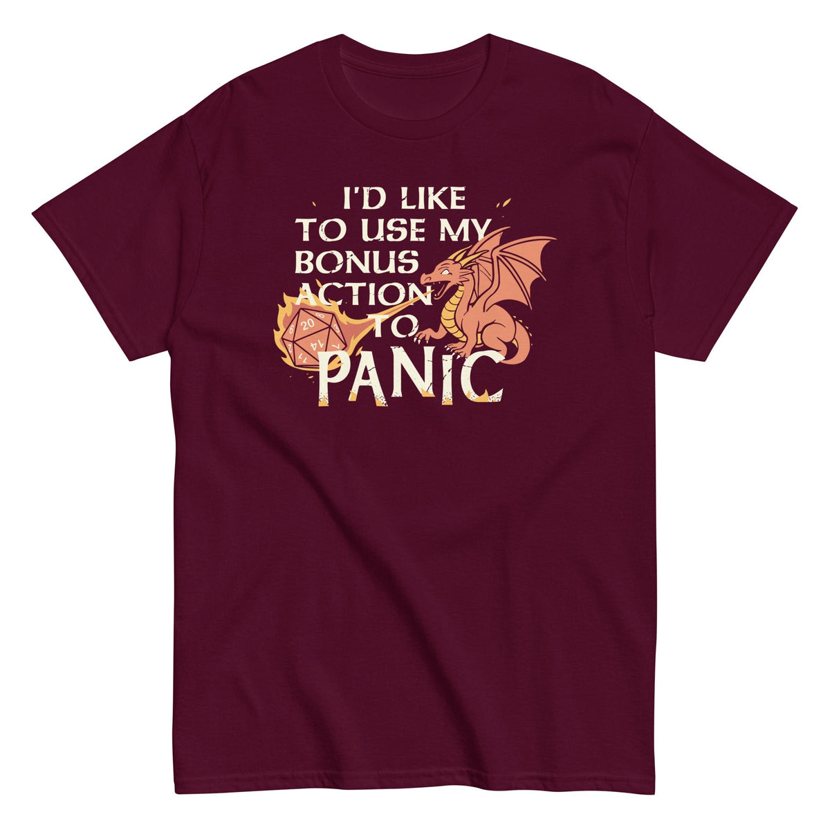 I'd Like To Use My Bonus Action To Panic Men's Classic Tee