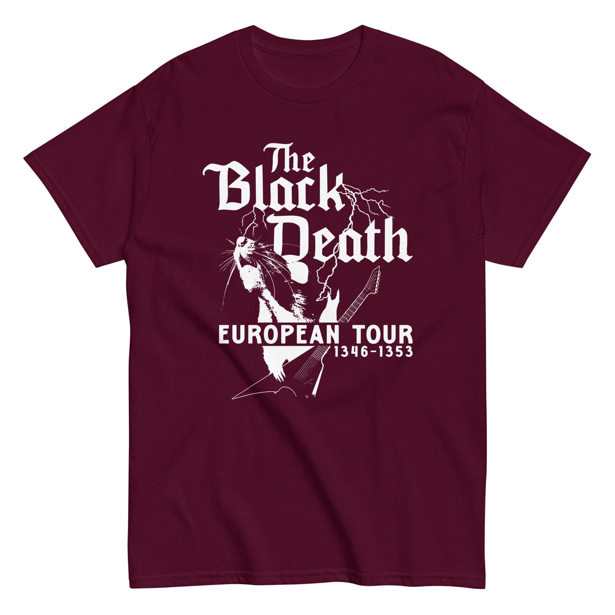 The Black Death European Tour Men's Classic Tee