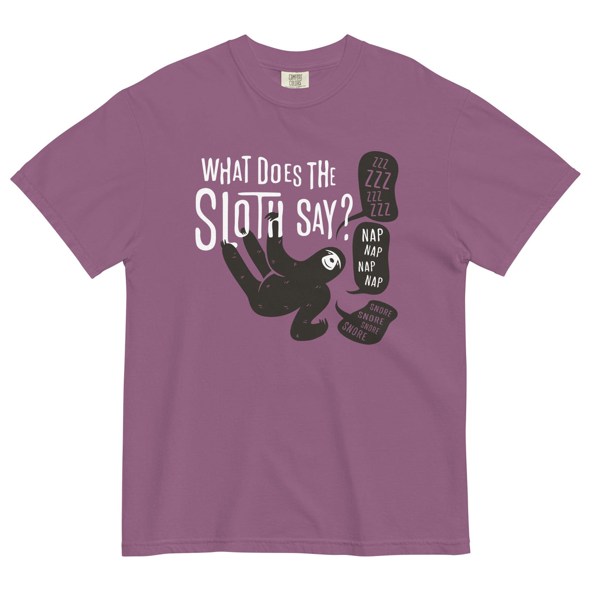 What Does The Sloth Say? Men's Relaxed Fit Tee