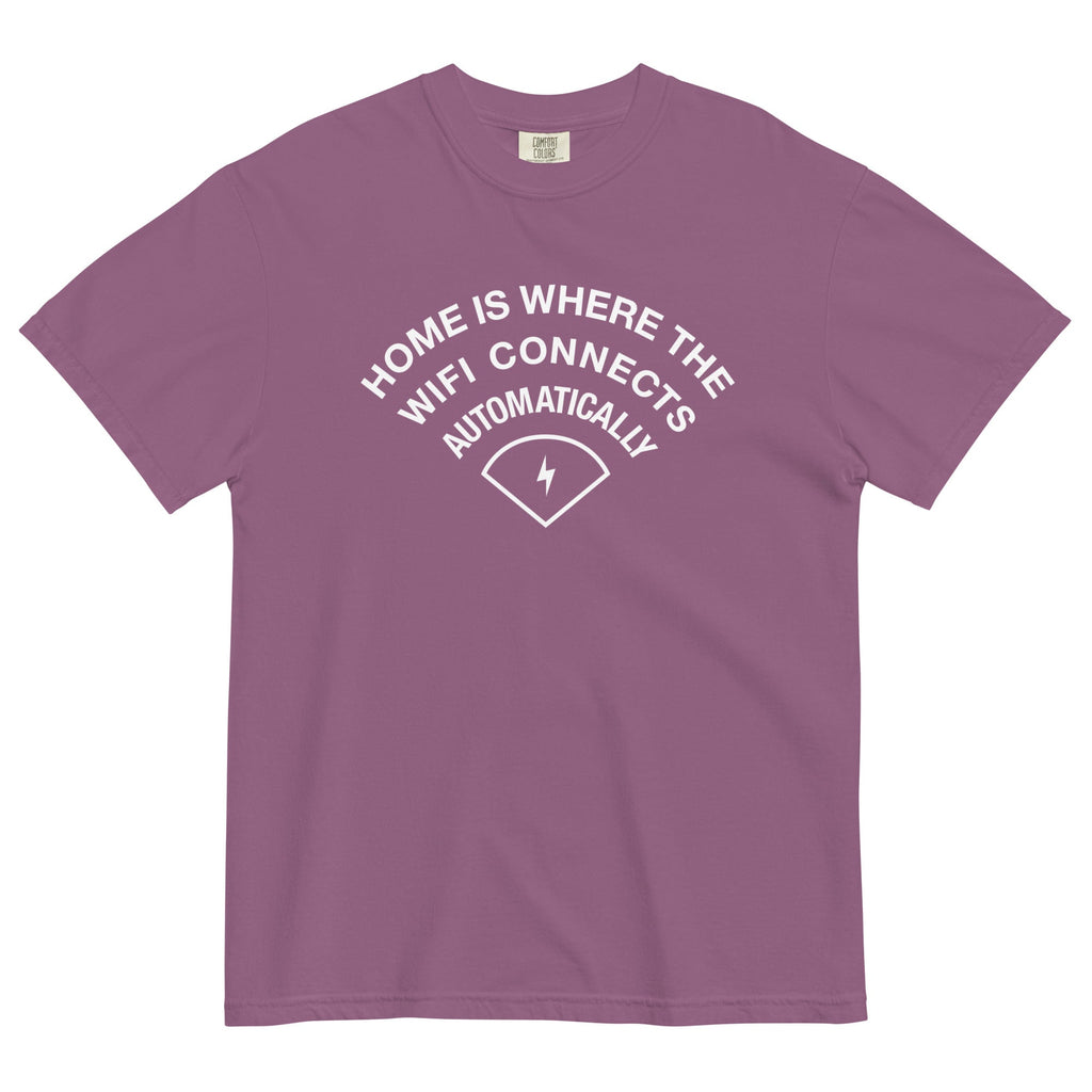 Home Is Where The WiFI Connects Automatically Men's Relaxed Fit Tee