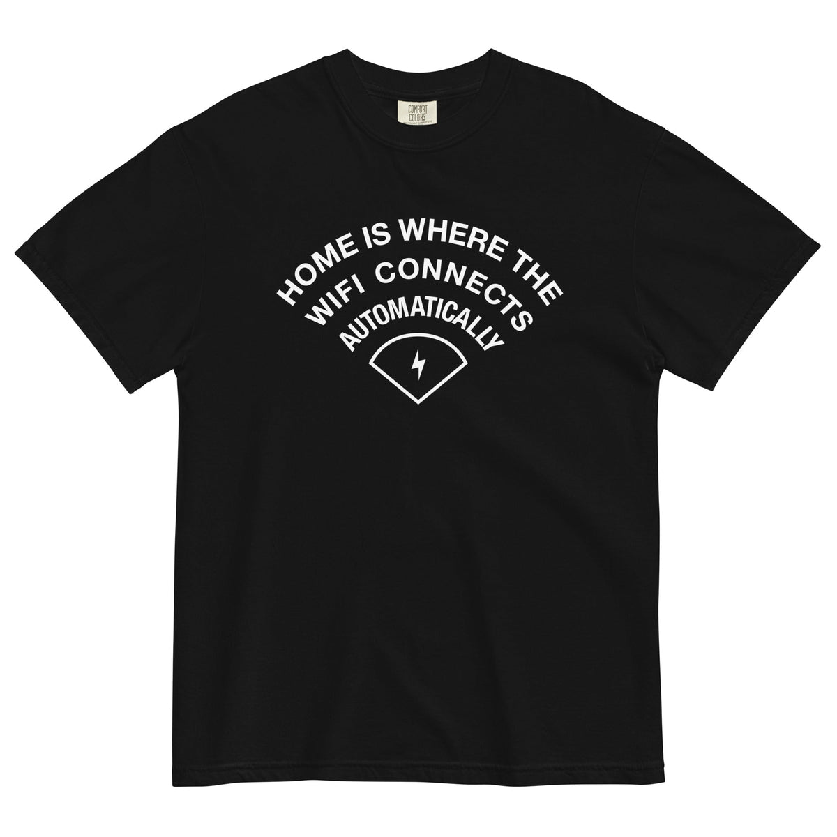 Home Is Where The WiFI Connects Automatically Men's Relaxed Fit Tee
