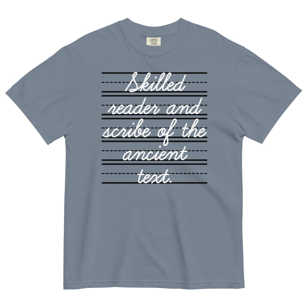 Skilled Reader And Scribe Of The Ancient Text Men's Relaxed Fit Tee