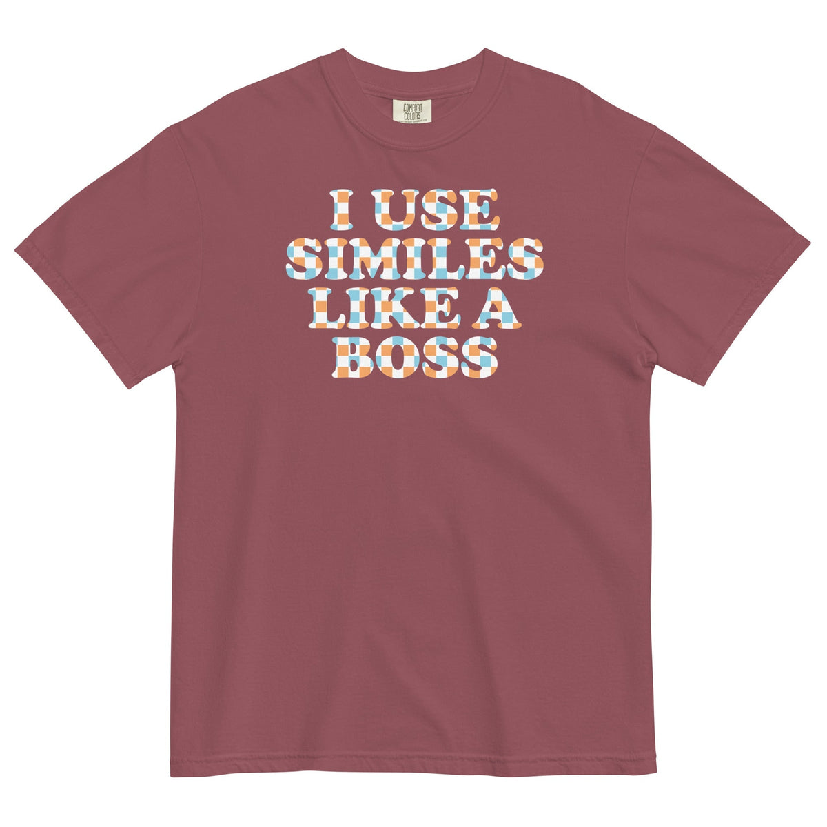 I Use Similes Like A Boss Men's Relaxed Fit Tee
