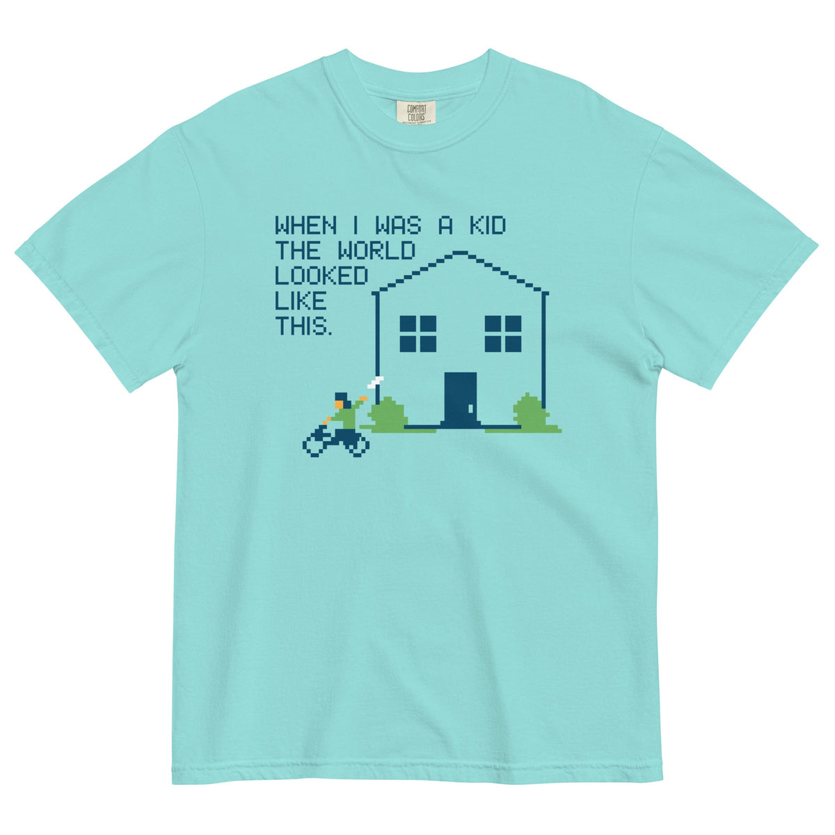 When I Was A Kid The World Men's Relaxed Fit Tee