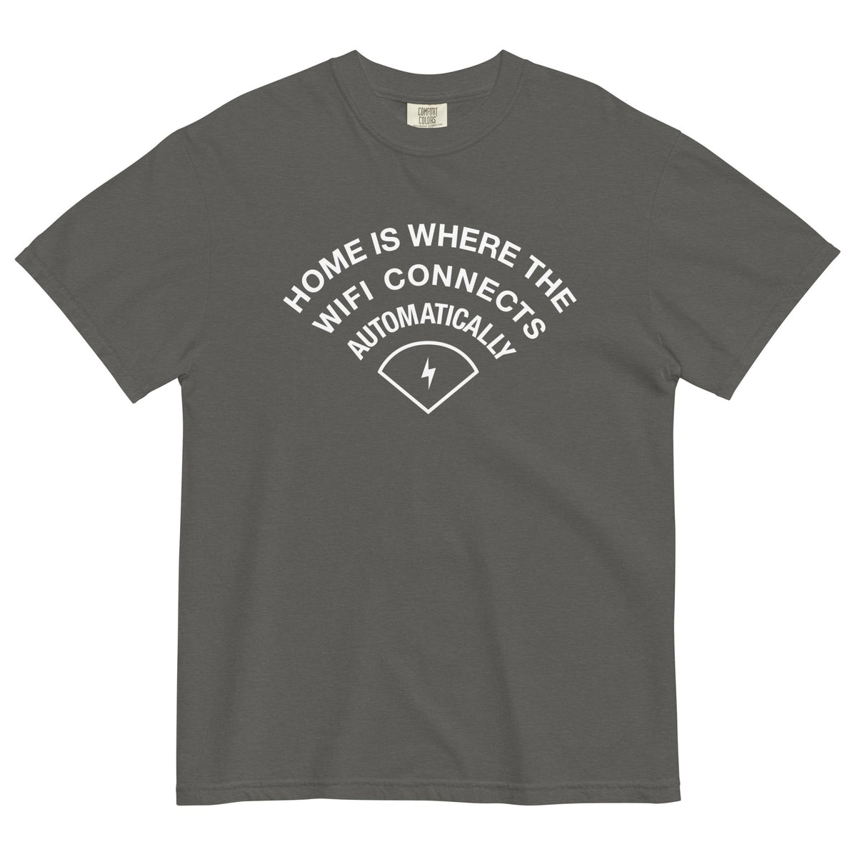 Home Is Where The WiFI Connects Automatically Men's Relaxed Fit Tee