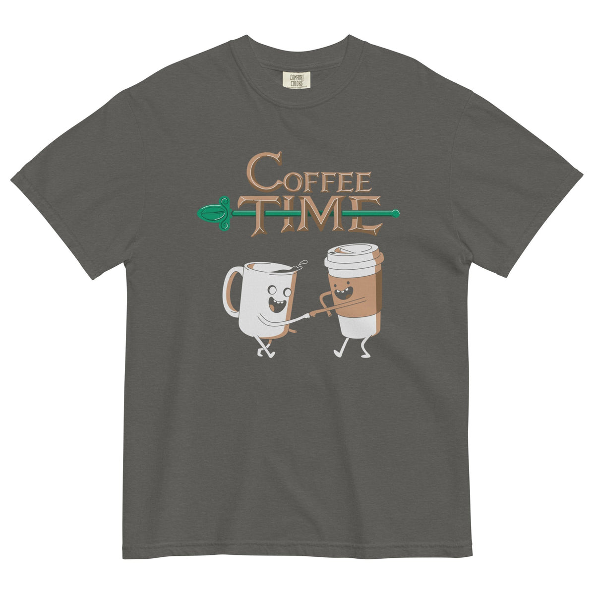 Coffee Time Men's Relaxed Fit Tee