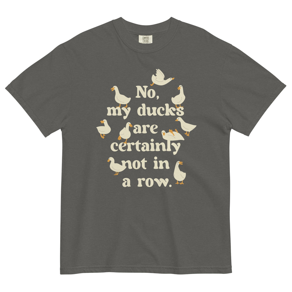 No, My Ducks Are Certainly Not In A Row Men's Relaxed Fit Tee