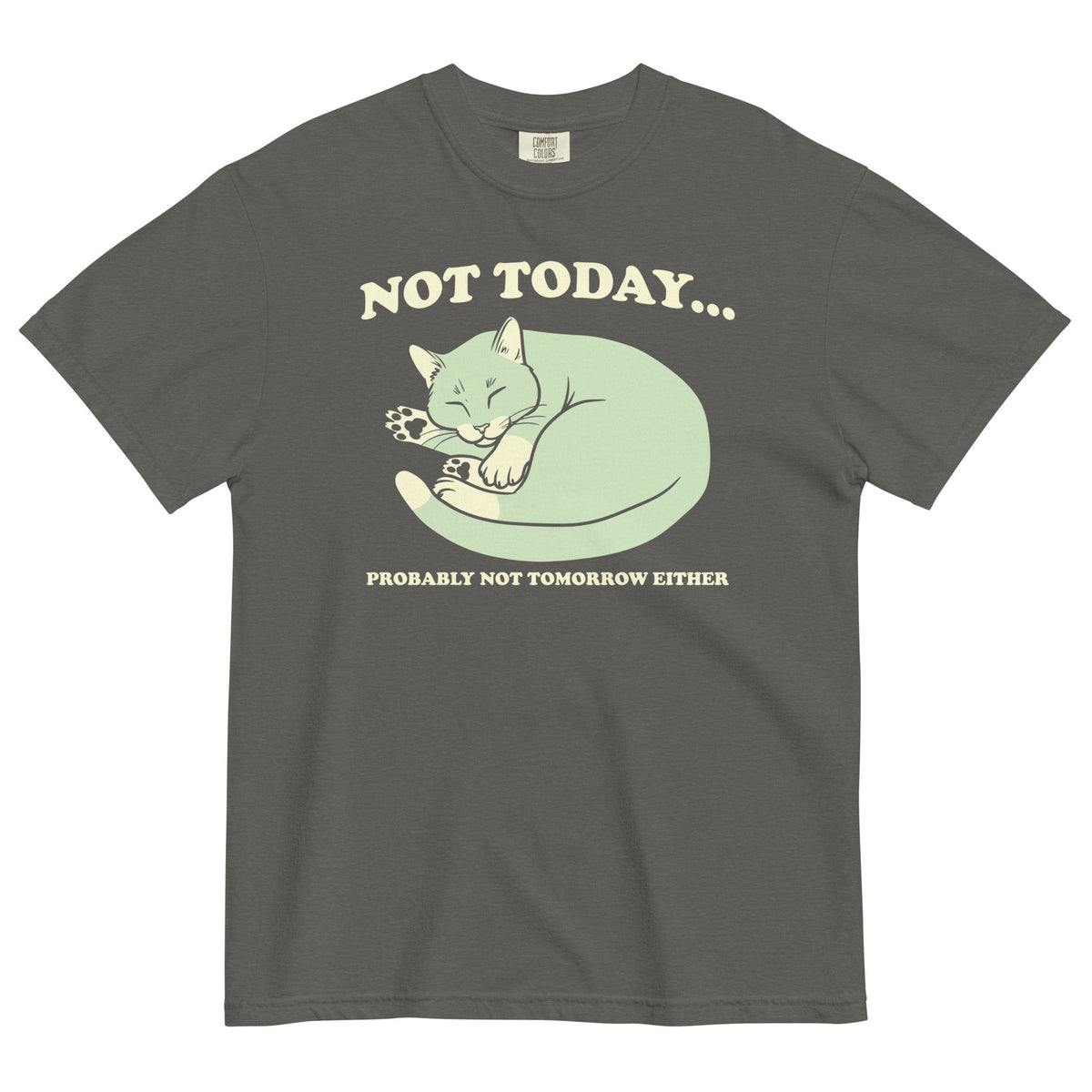 Not Today Probably Not Tomorrow Either Men's Relaxed Fit Tee
