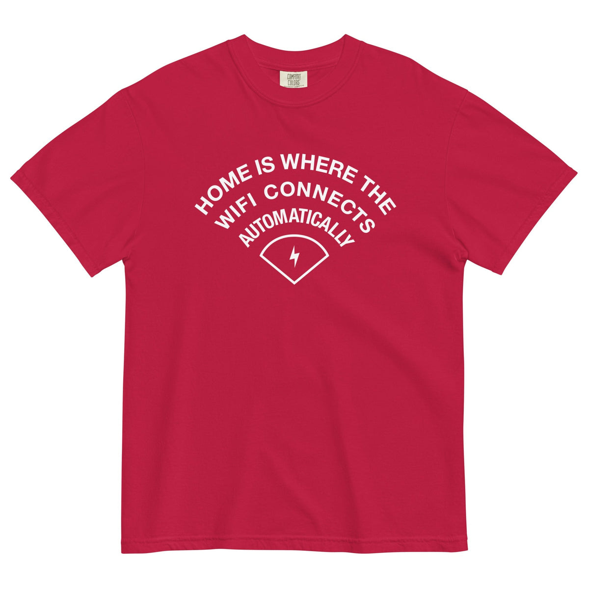 Home Is Where The WiFI Connects Automatically Men's Relaxed Fit Tee