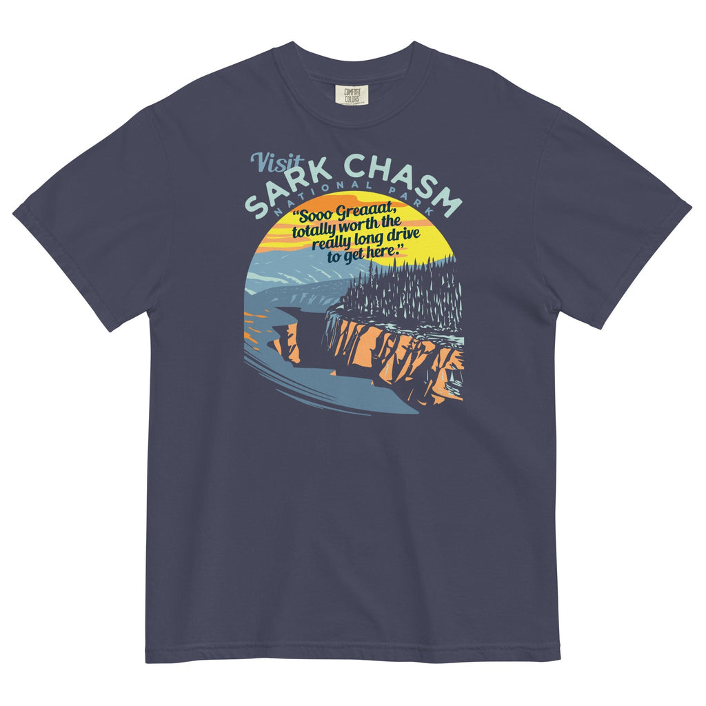 Visit Sark Chasm Men's Relaxed Fit Tee