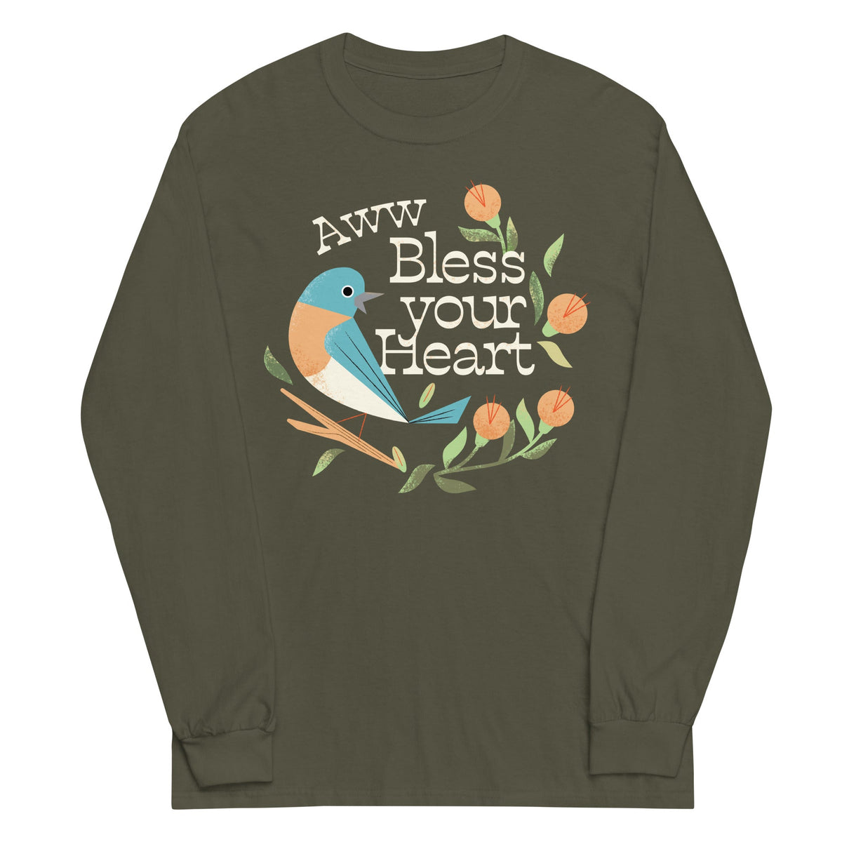 Aww Bless Your Heart Unisex Long Sleeve Tee
