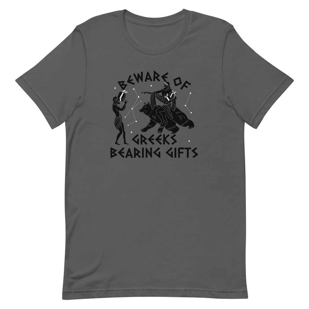 Beware Of Greeks Bearing Gifts Men's Signature Tee