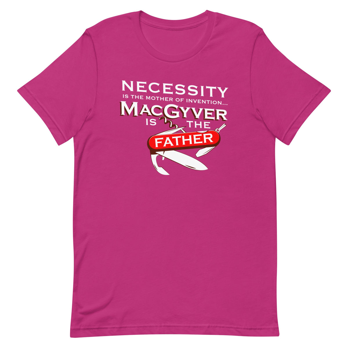 Necessity Is The Mother Men's Signature Tee