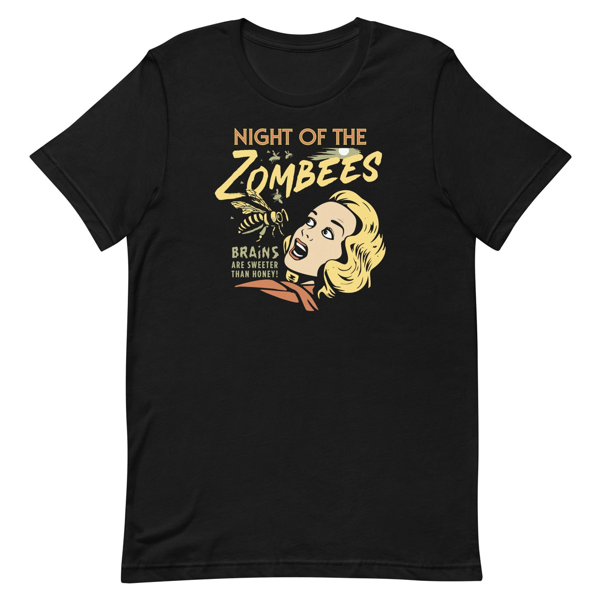 Night Of The Zombees Men's Signature Tee