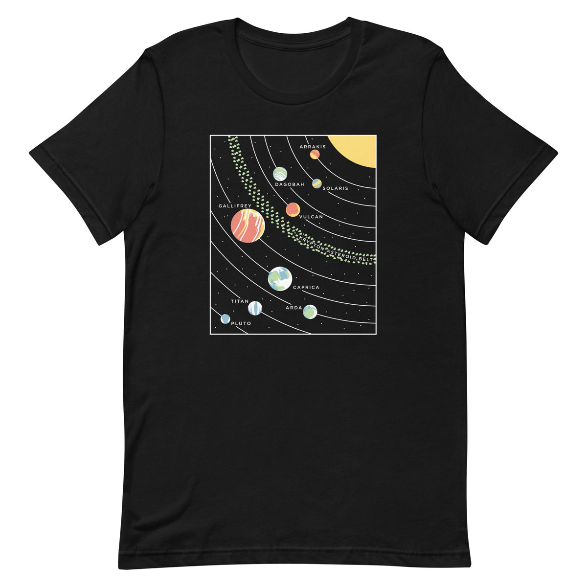 9 Planets Men's Signature Tee